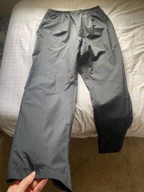 DRYJOYS BY FOOTJOY Men's Golf Rain Pants Black Waterproof Zip Size Large